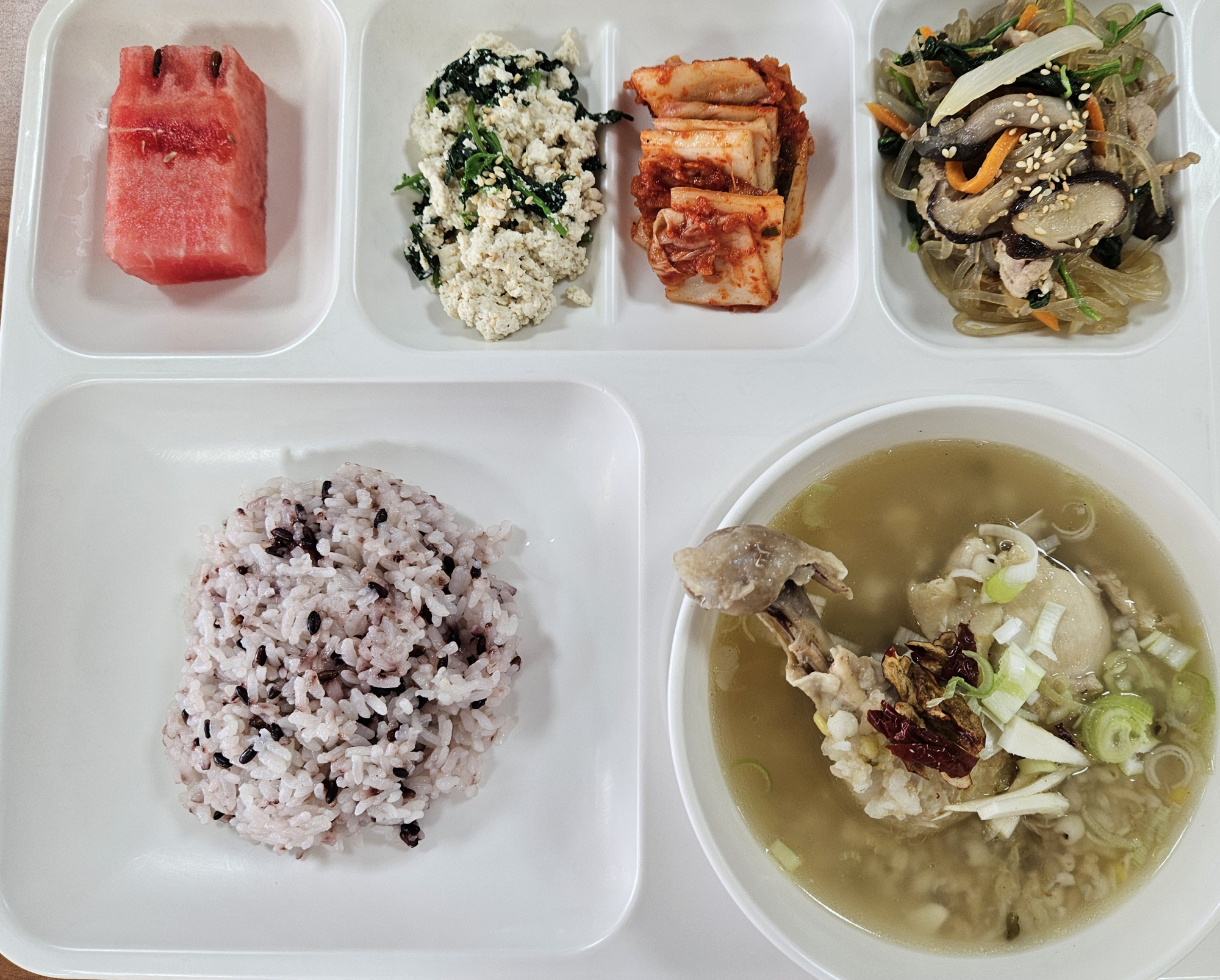 중식 식단 이미지