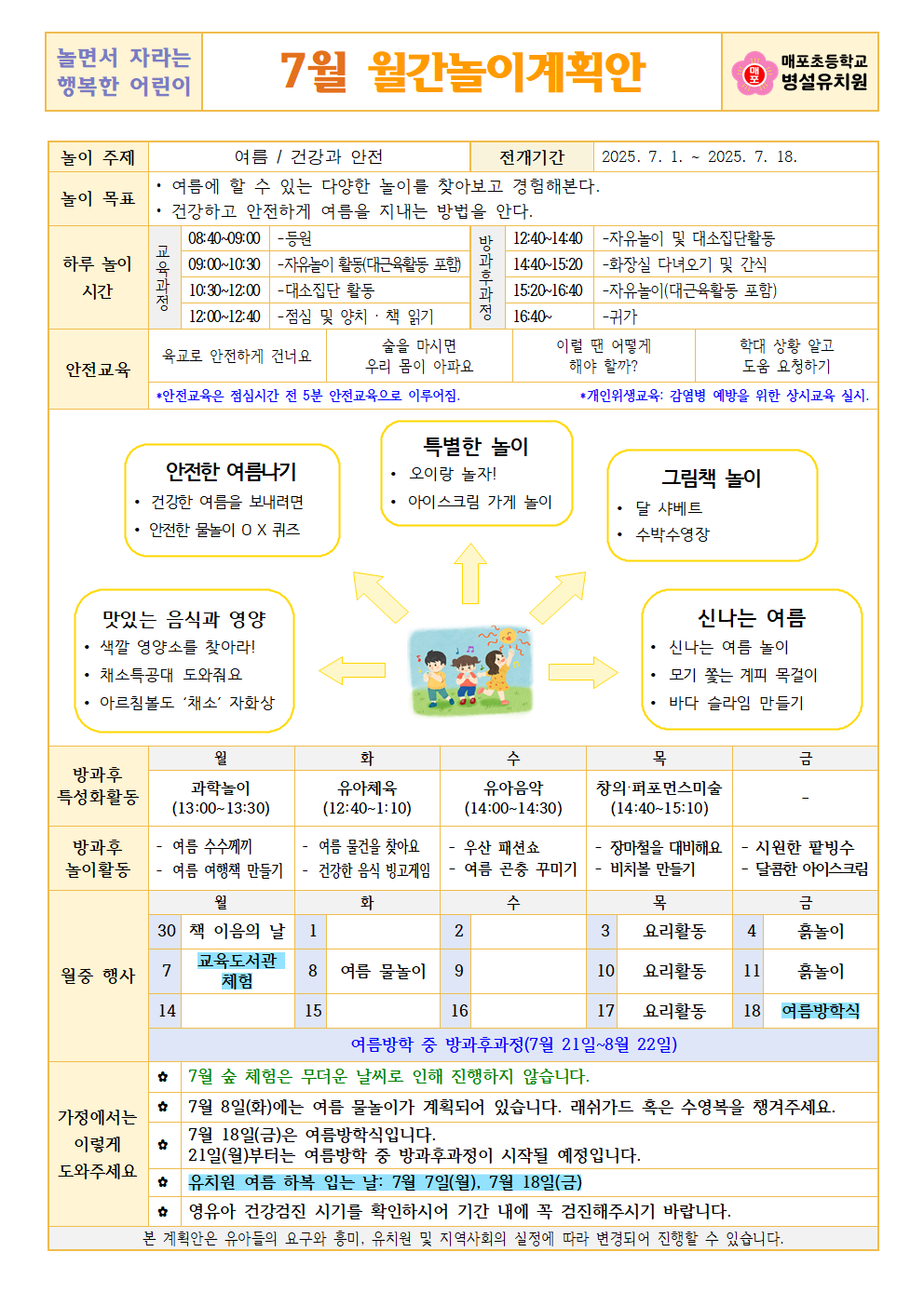2025. 7월 월간놀이계획안(매포초병설유)001