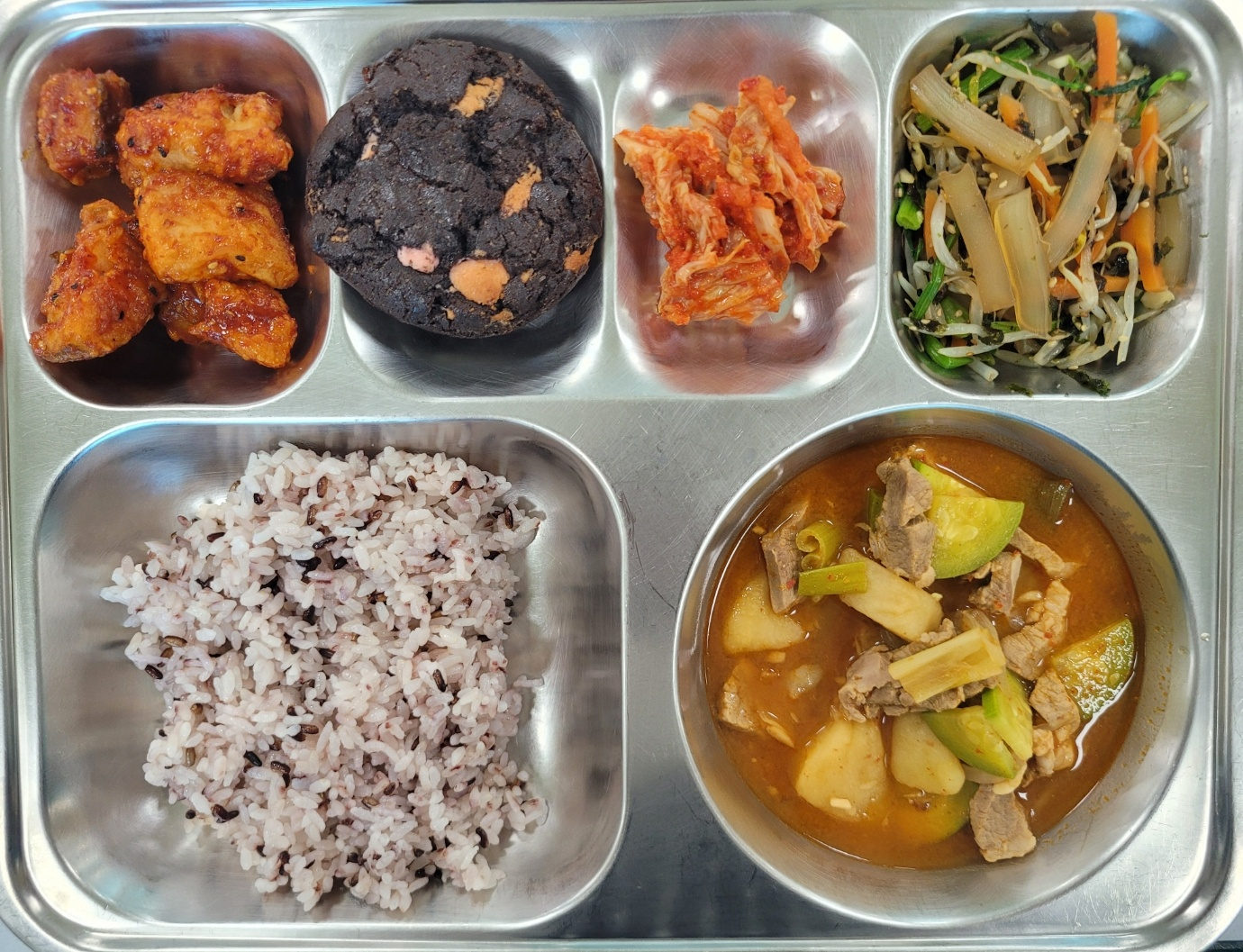 중식 식단 이미지
