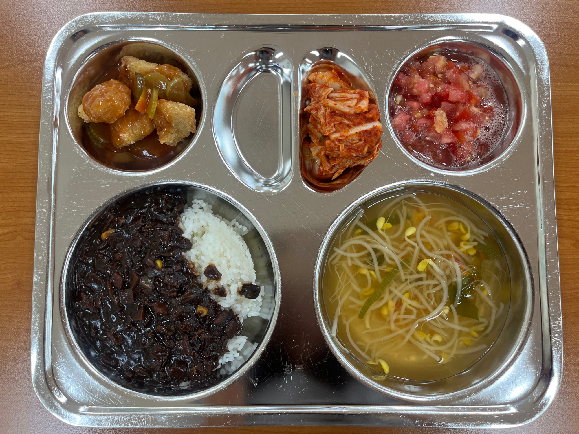 중식 식단 이미지