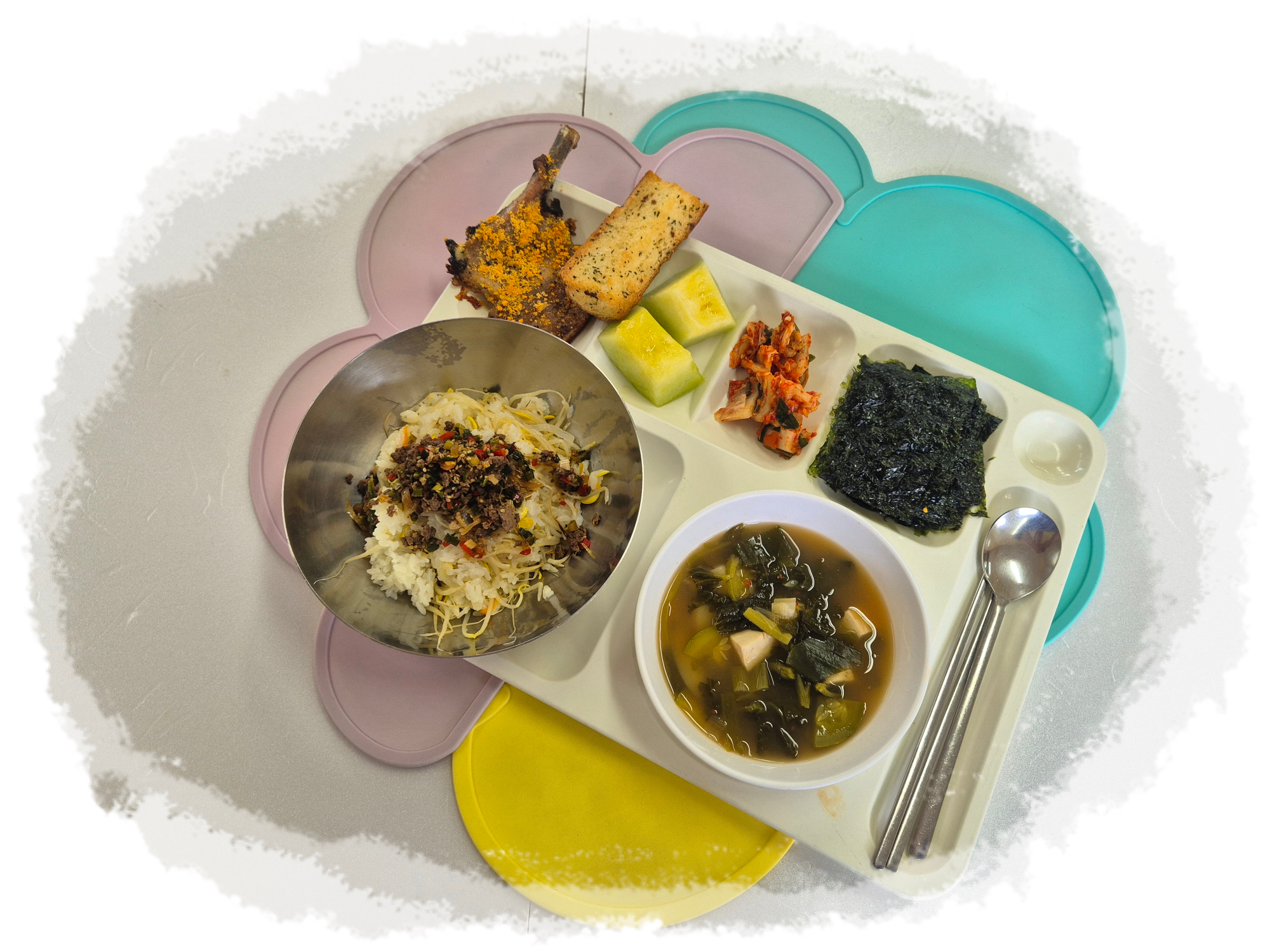 중식 식단 이미지