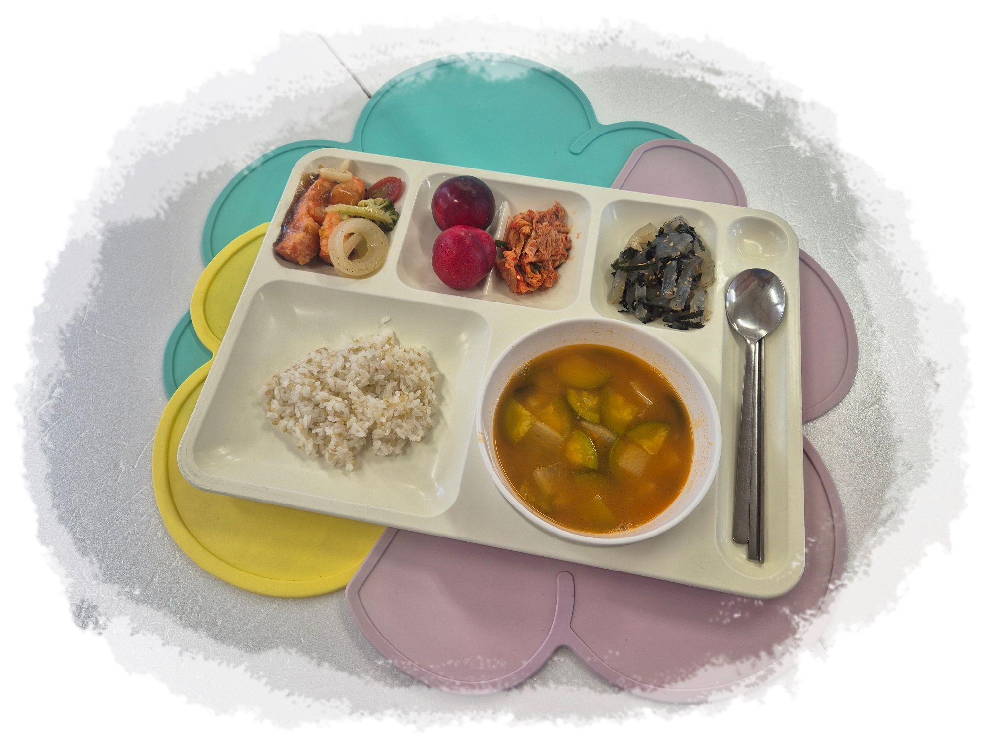 중식 식단 이미지