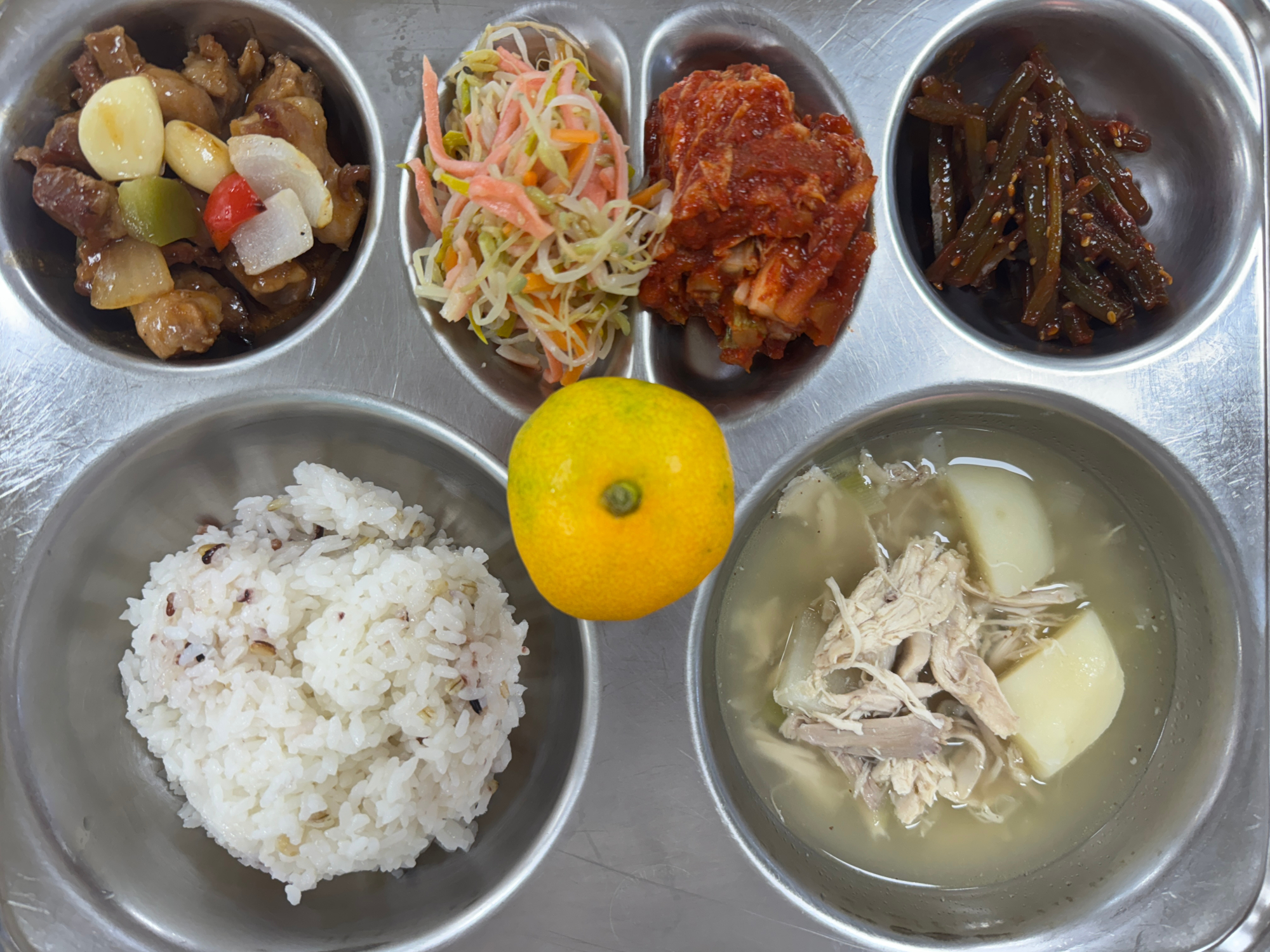중식 식단 이미지