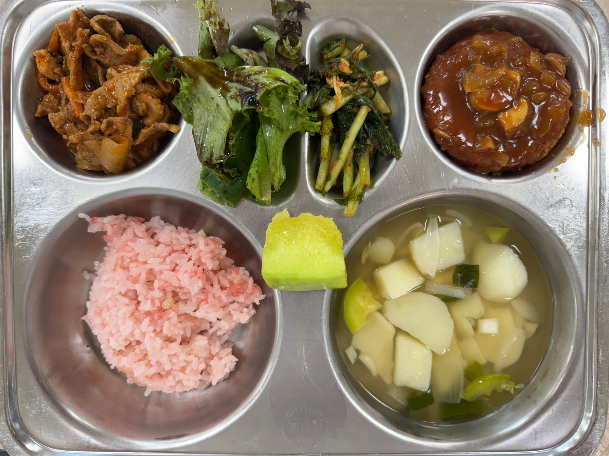 중식 식단 이미지