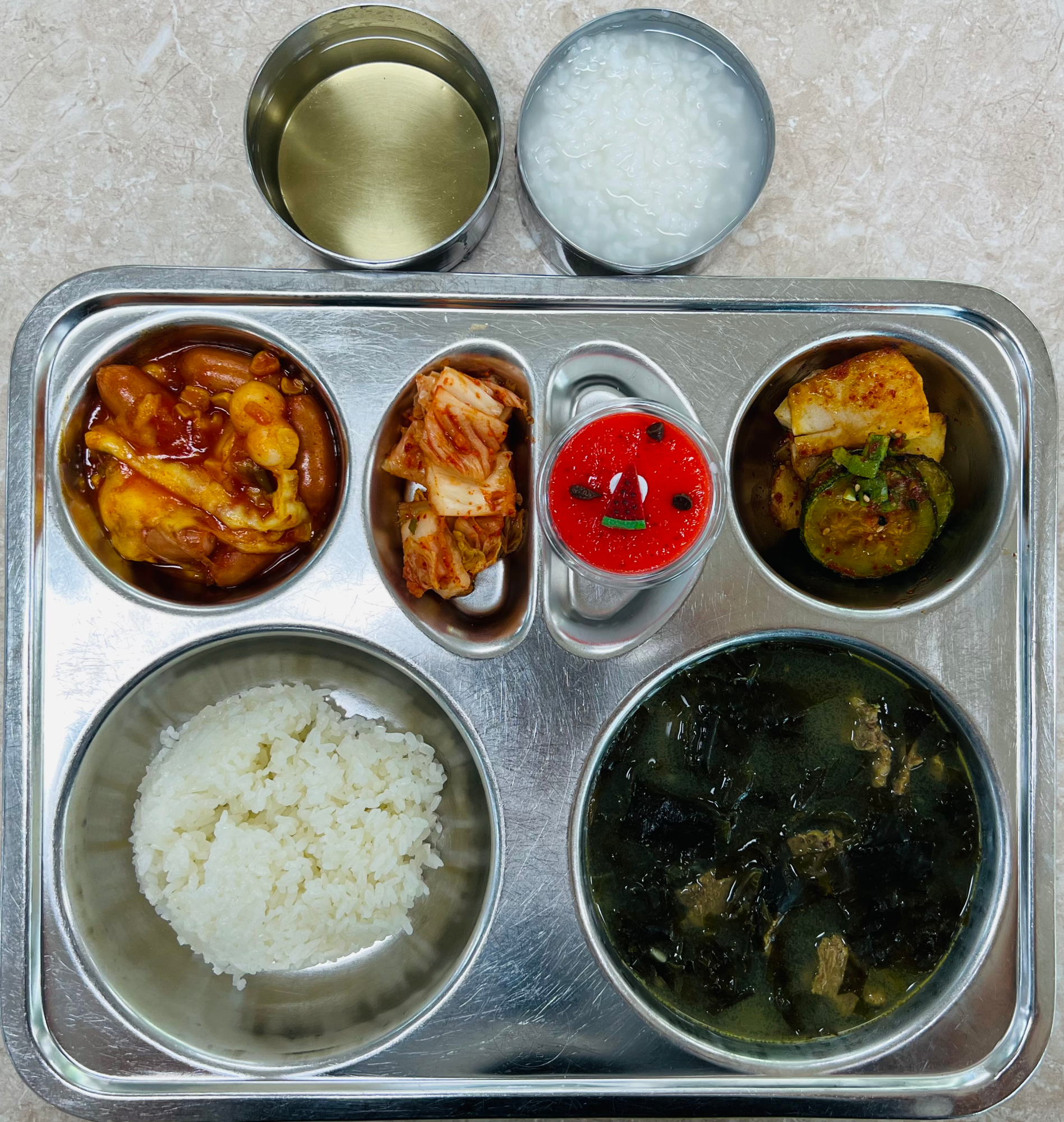 중식 식단 이미지