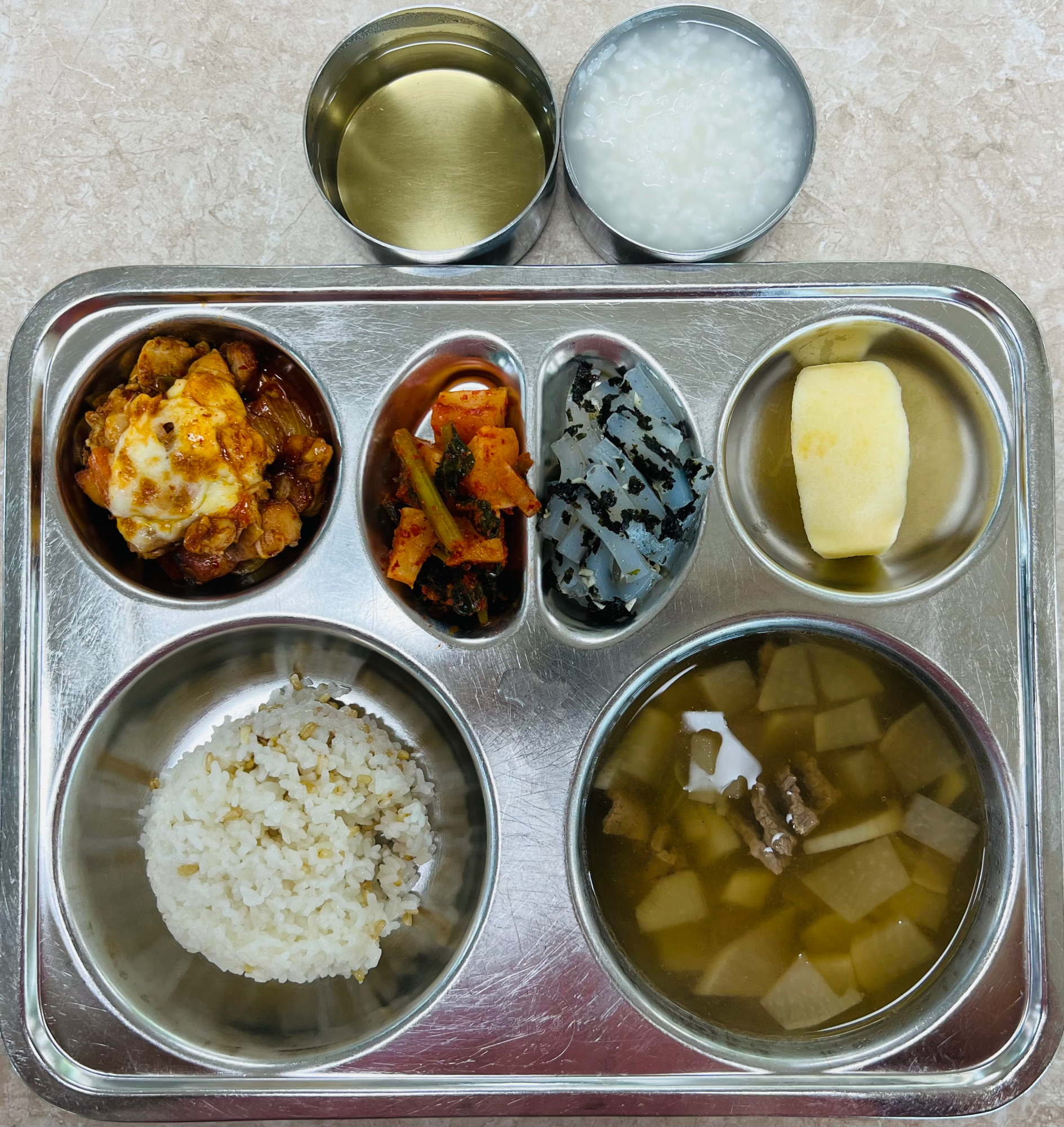 중식 식단 이미지