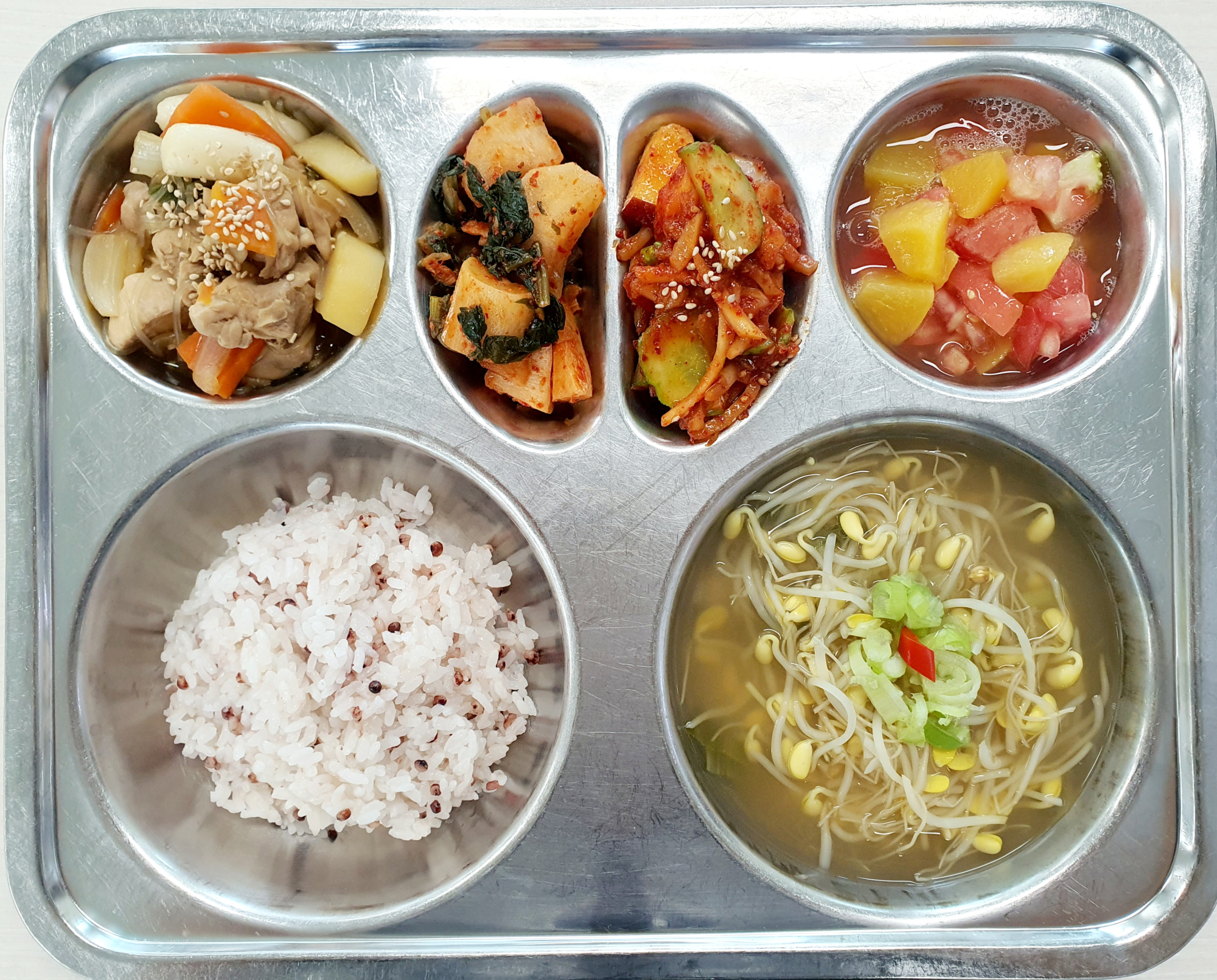 중식 식단 이미지
