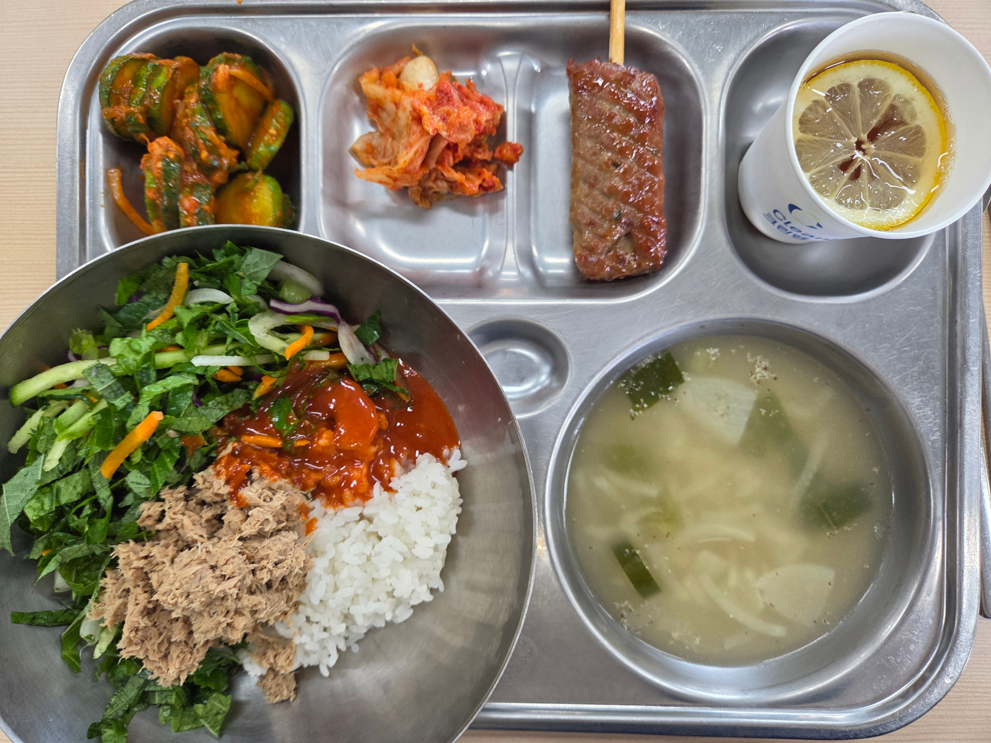 중식 식단 이미지