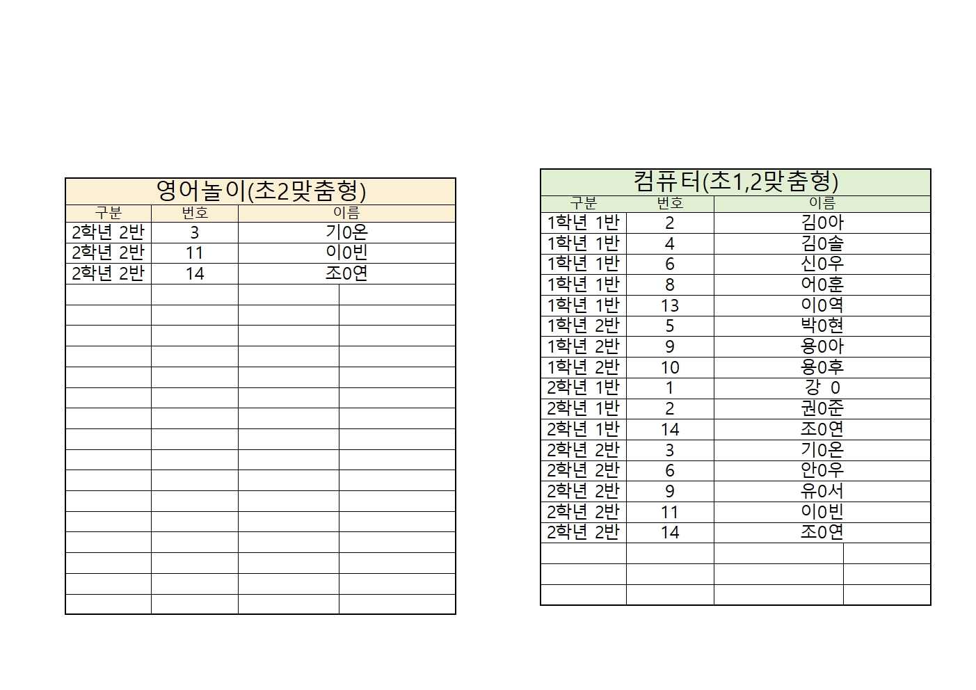 2025 여름방학 늘봄학교 신청자 명단(홈페이지)005
