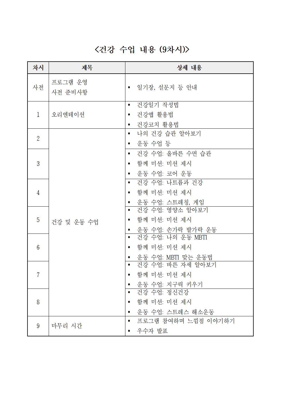 2025. 여름방학 온라인, 스마트! 더 건강한 챌린지 교실 안내문002