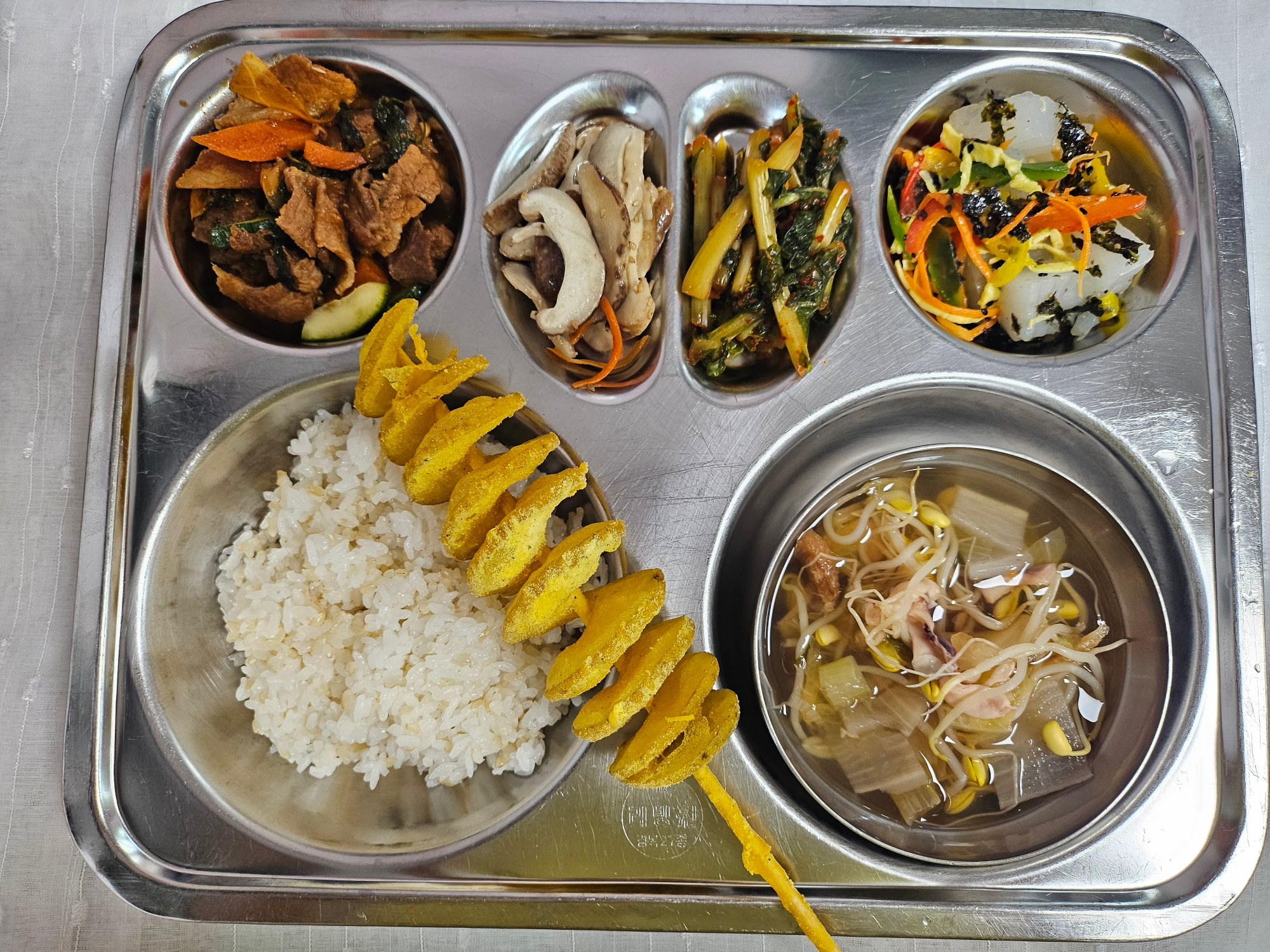 중식 식단 이미지