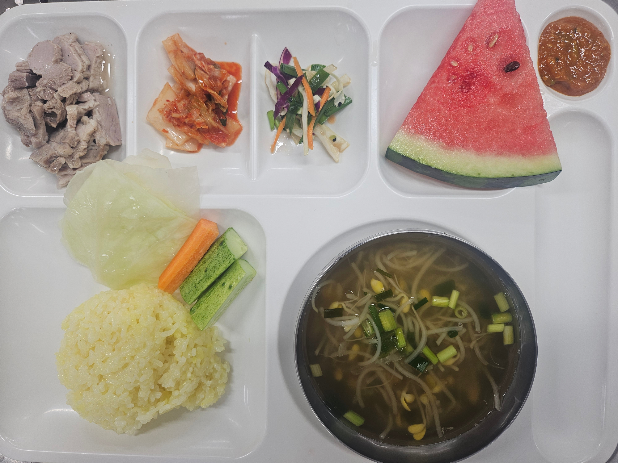 중식 식단 이미지