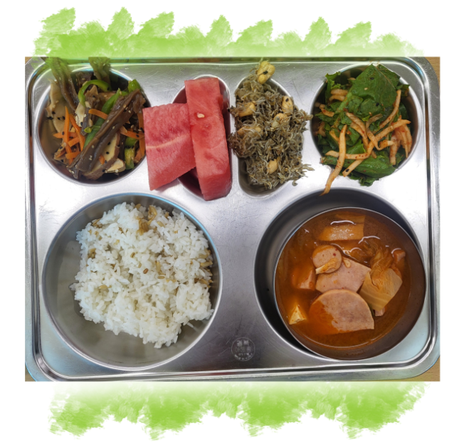 중식 식단 이미지