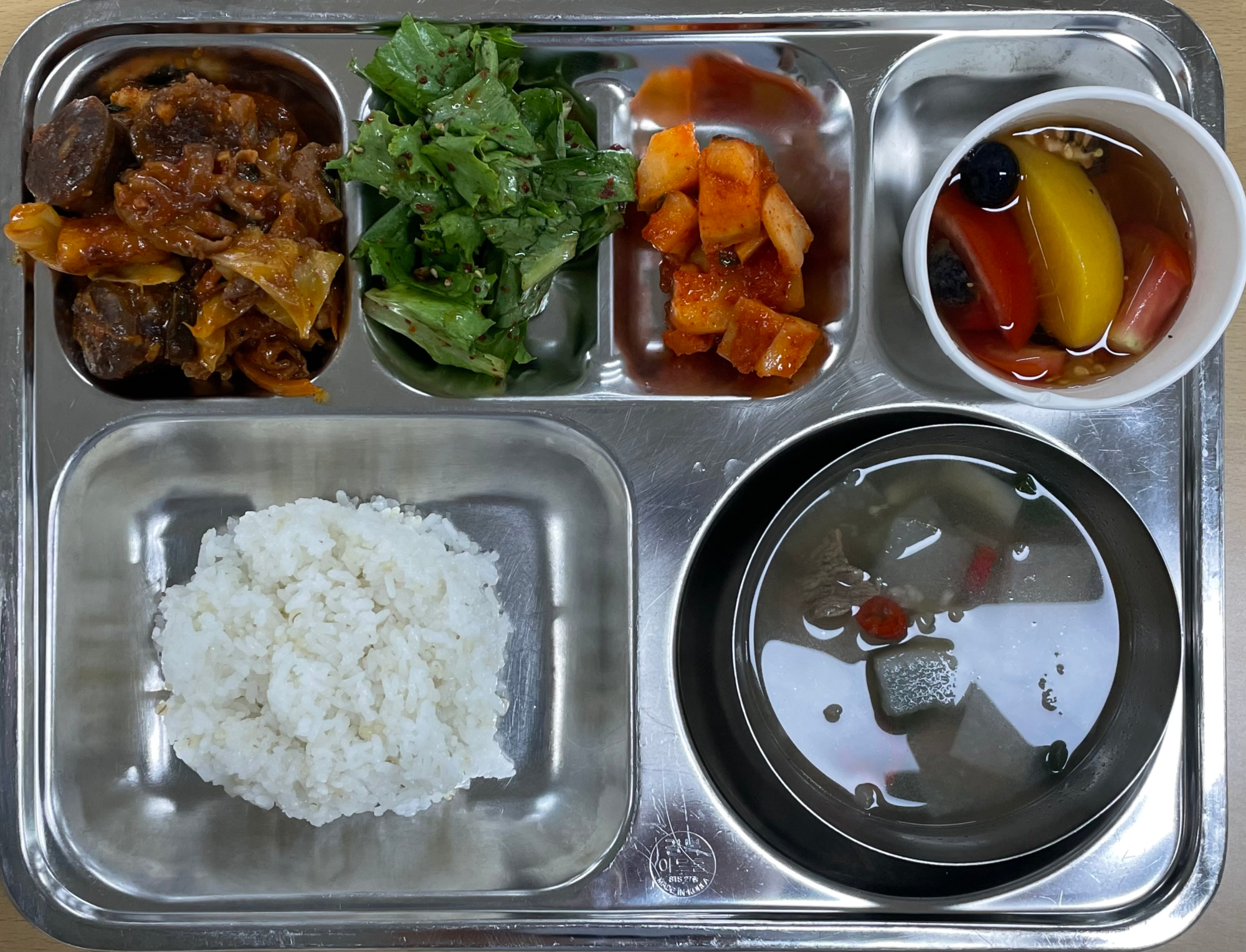 중식 식단 이미지