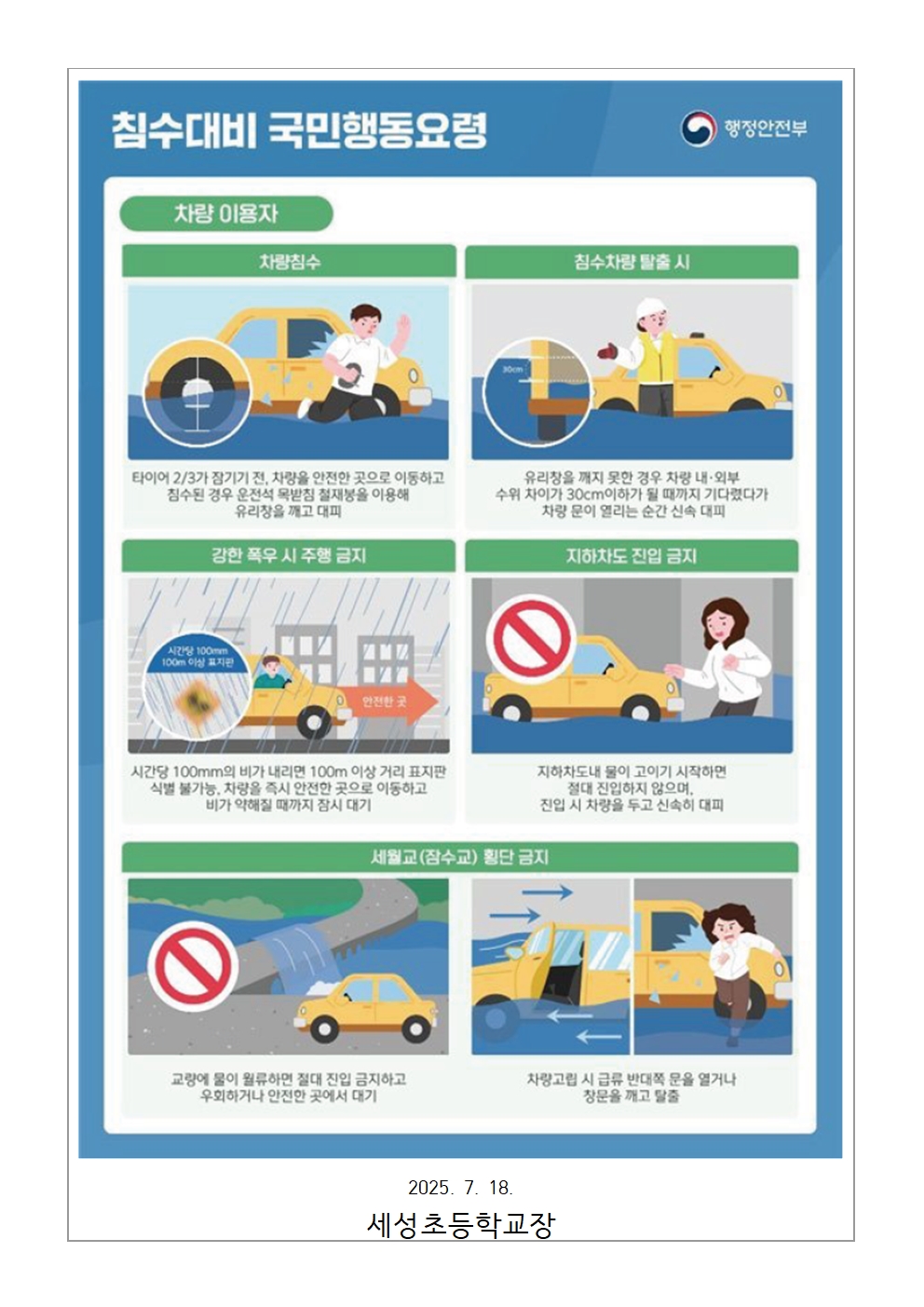 2025. 집중 호우 및 침수 대비 관련 안내005