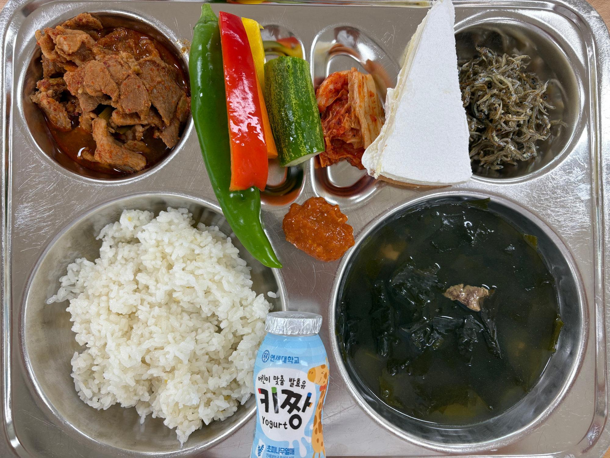 중식 식단 이미지