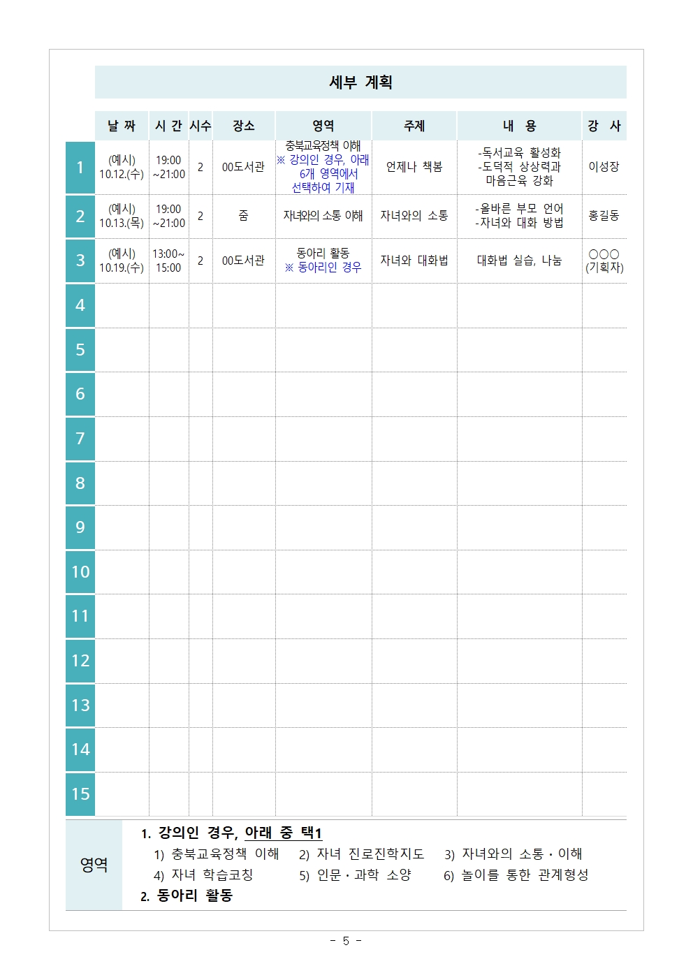 2025. 학부모 자율기획교육(동아리) 2기 기획안 모집 안내005