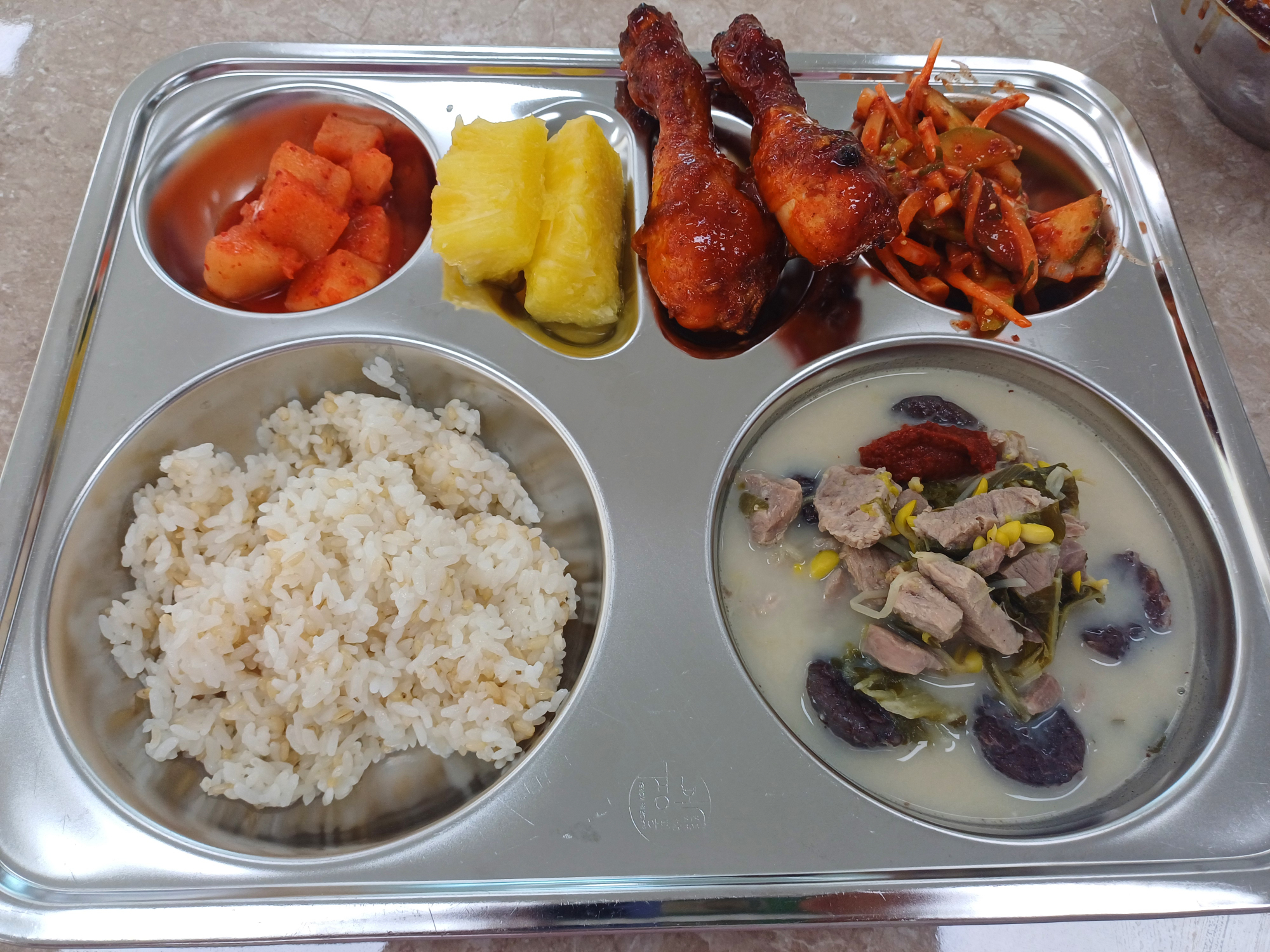 중식 식단 이미지