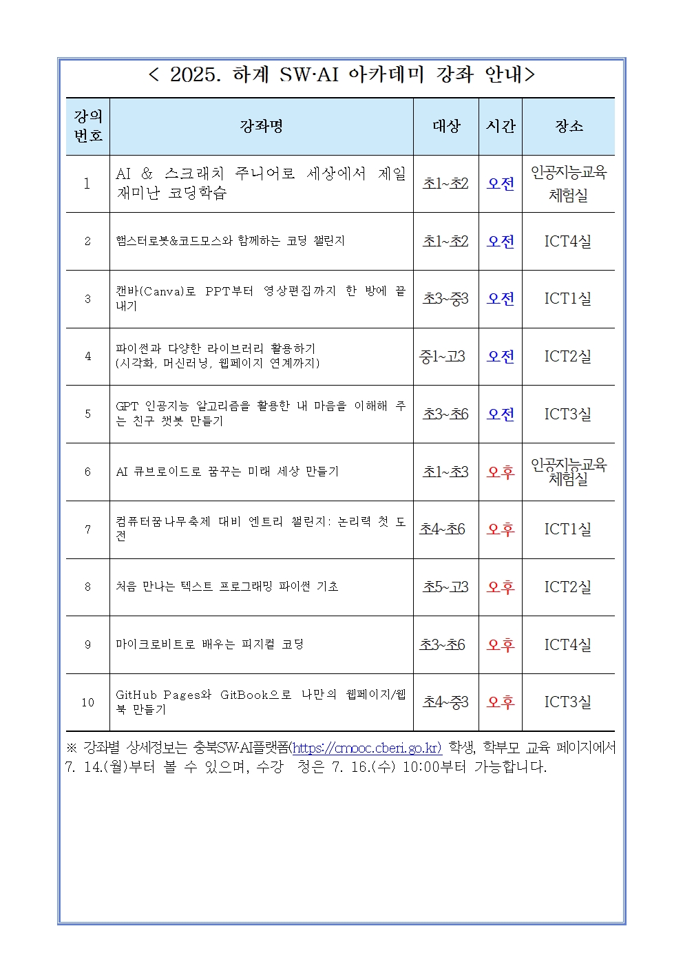2025. 하계 SW AI 아카데미 운영 안내002