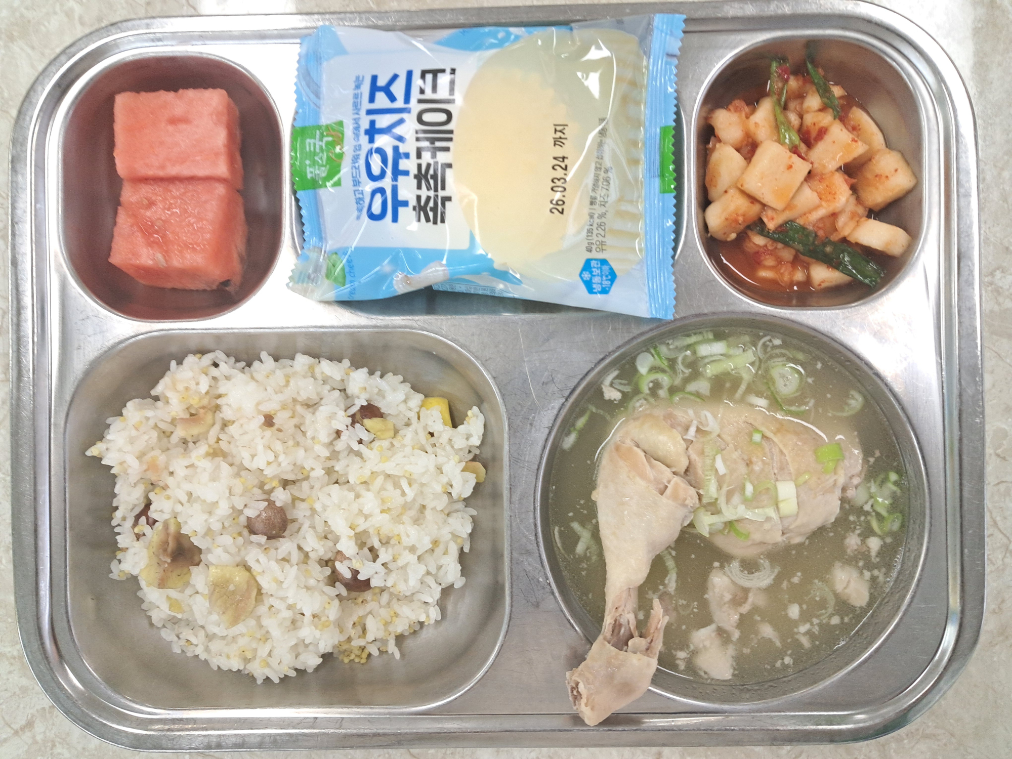 중식 식단 이미지