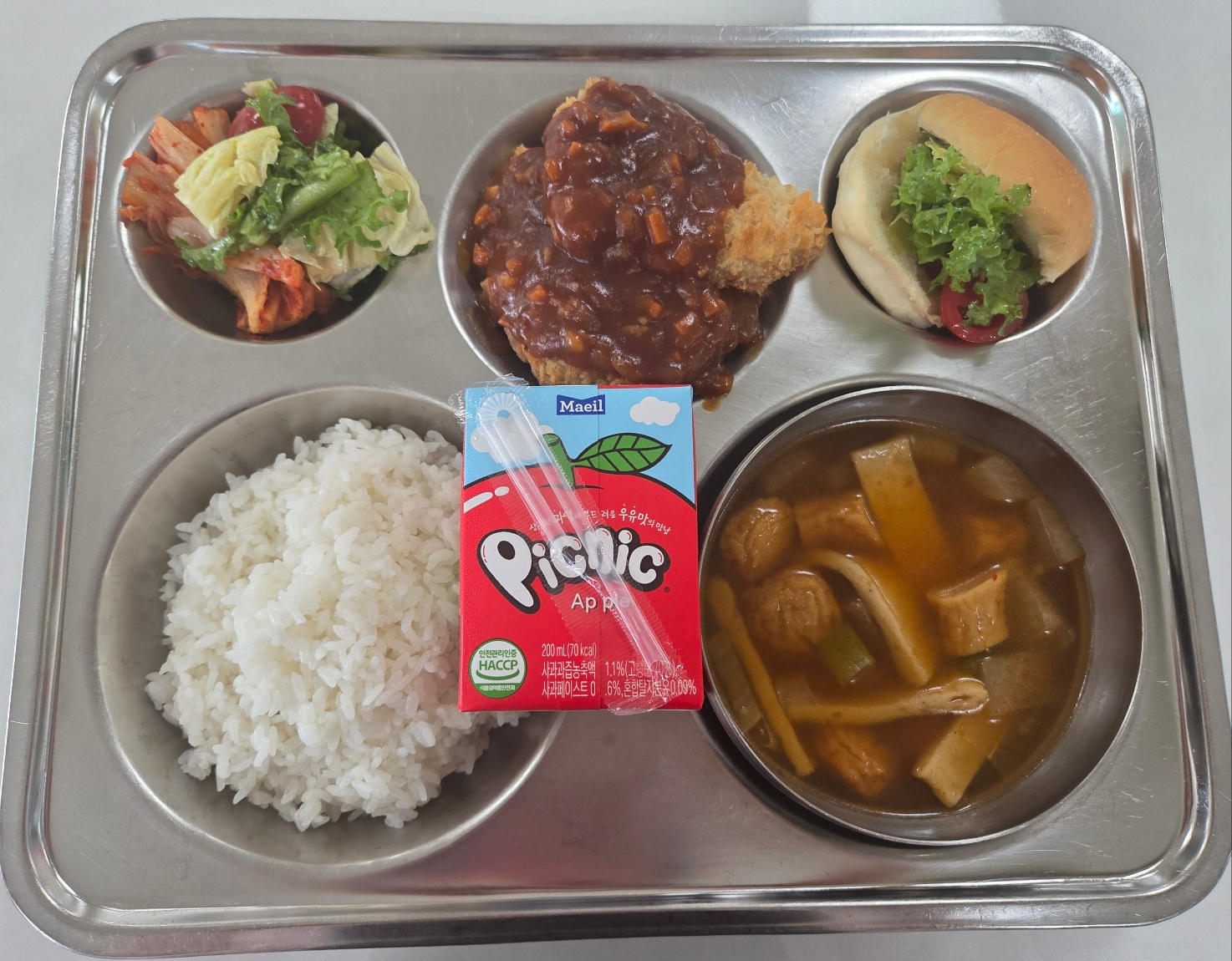 석식 식단 이미지
