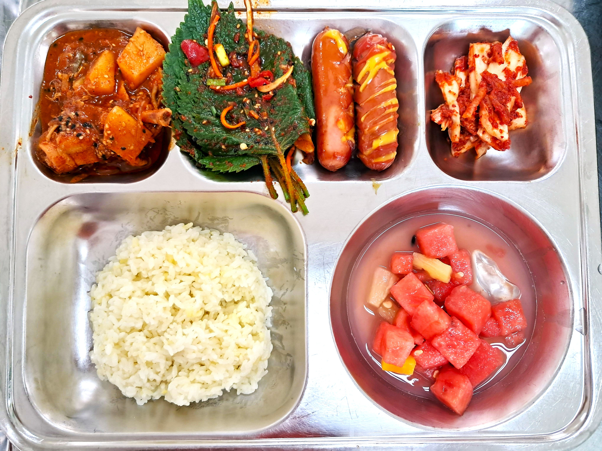중식 식단 이미지