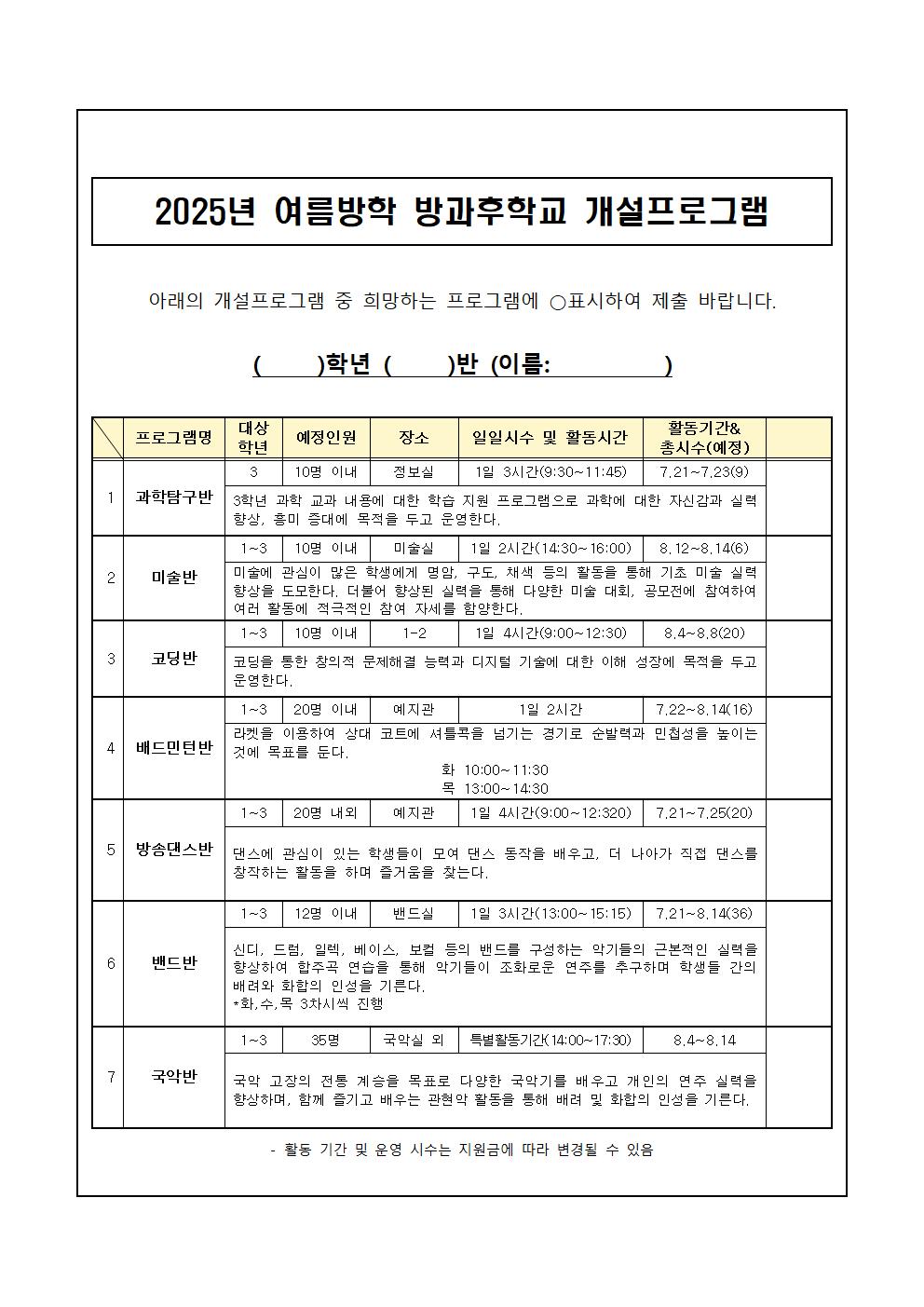 (2025)여름방학 방과후학교 수요조사 안내 가정통신문002
