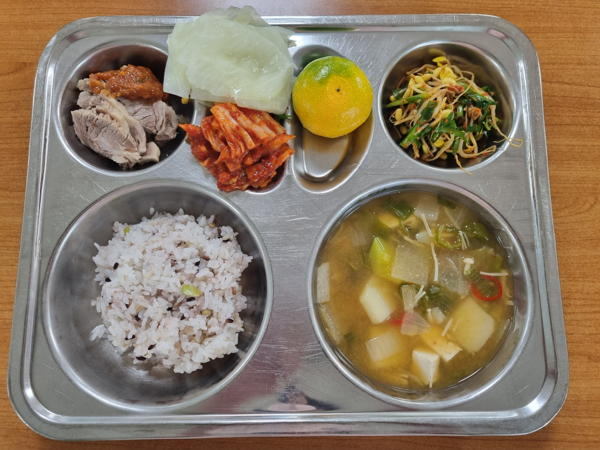 중식 식단 이미지