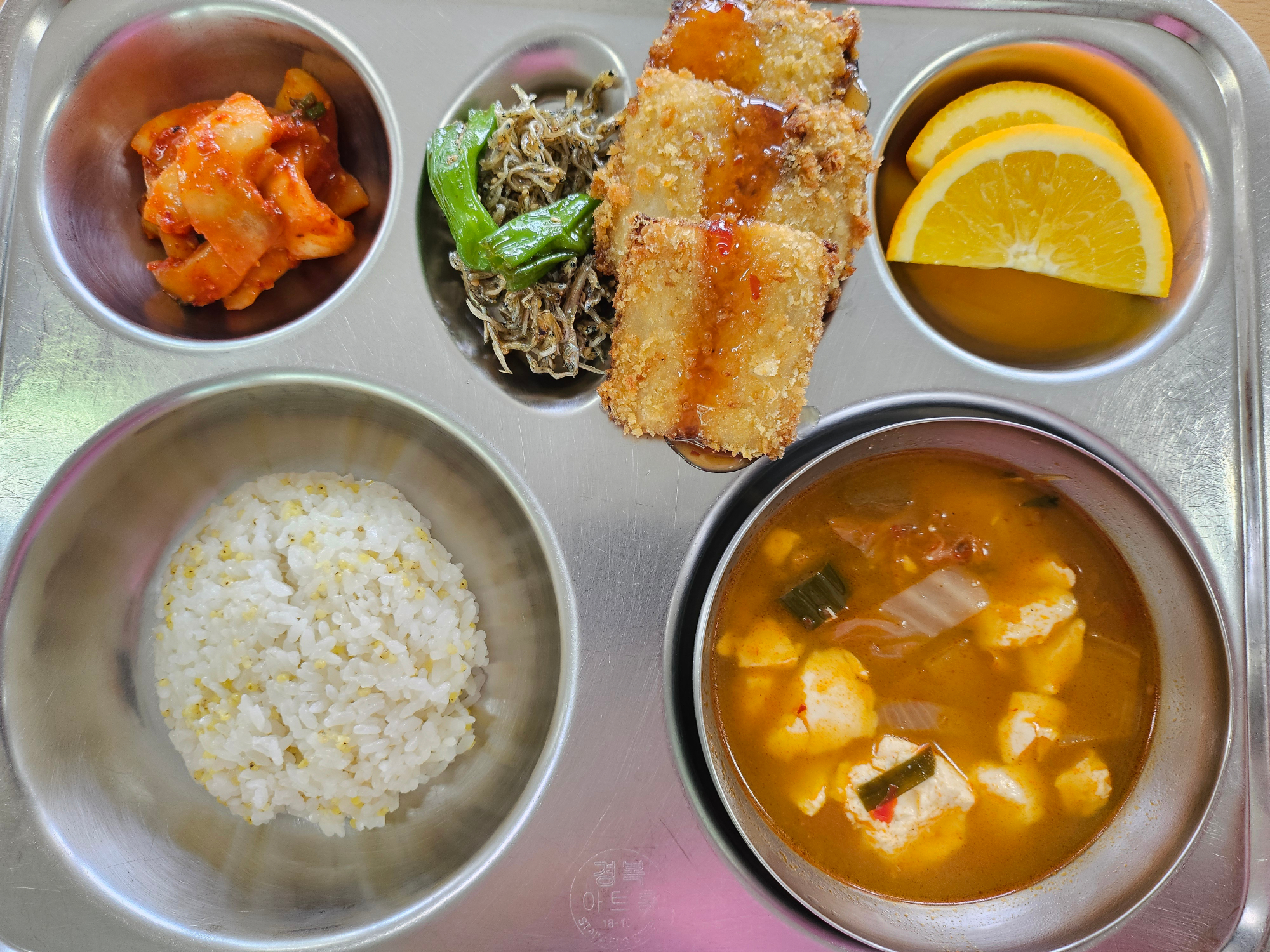 중식 식단 이미지