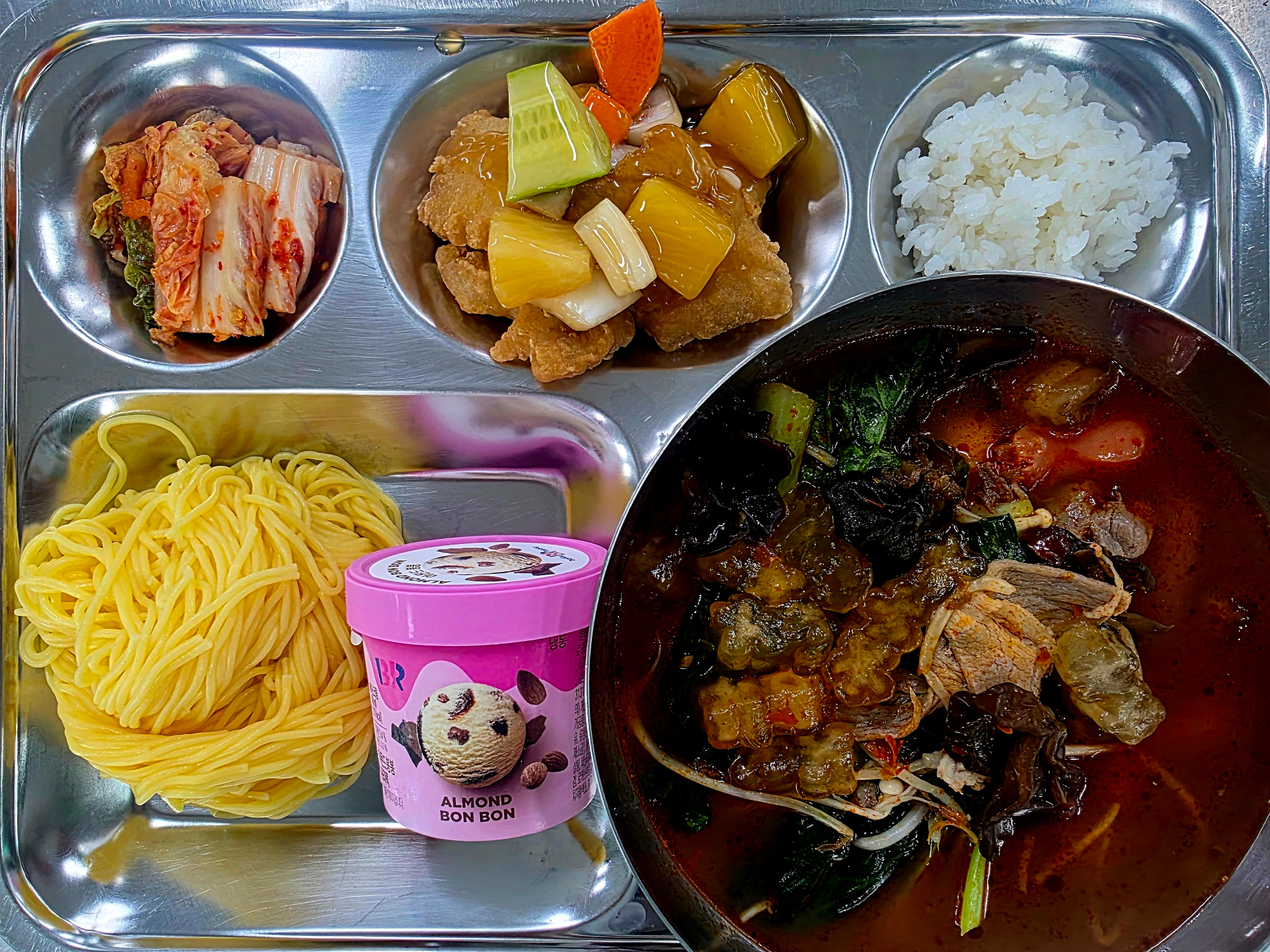 중식 식단 이미지