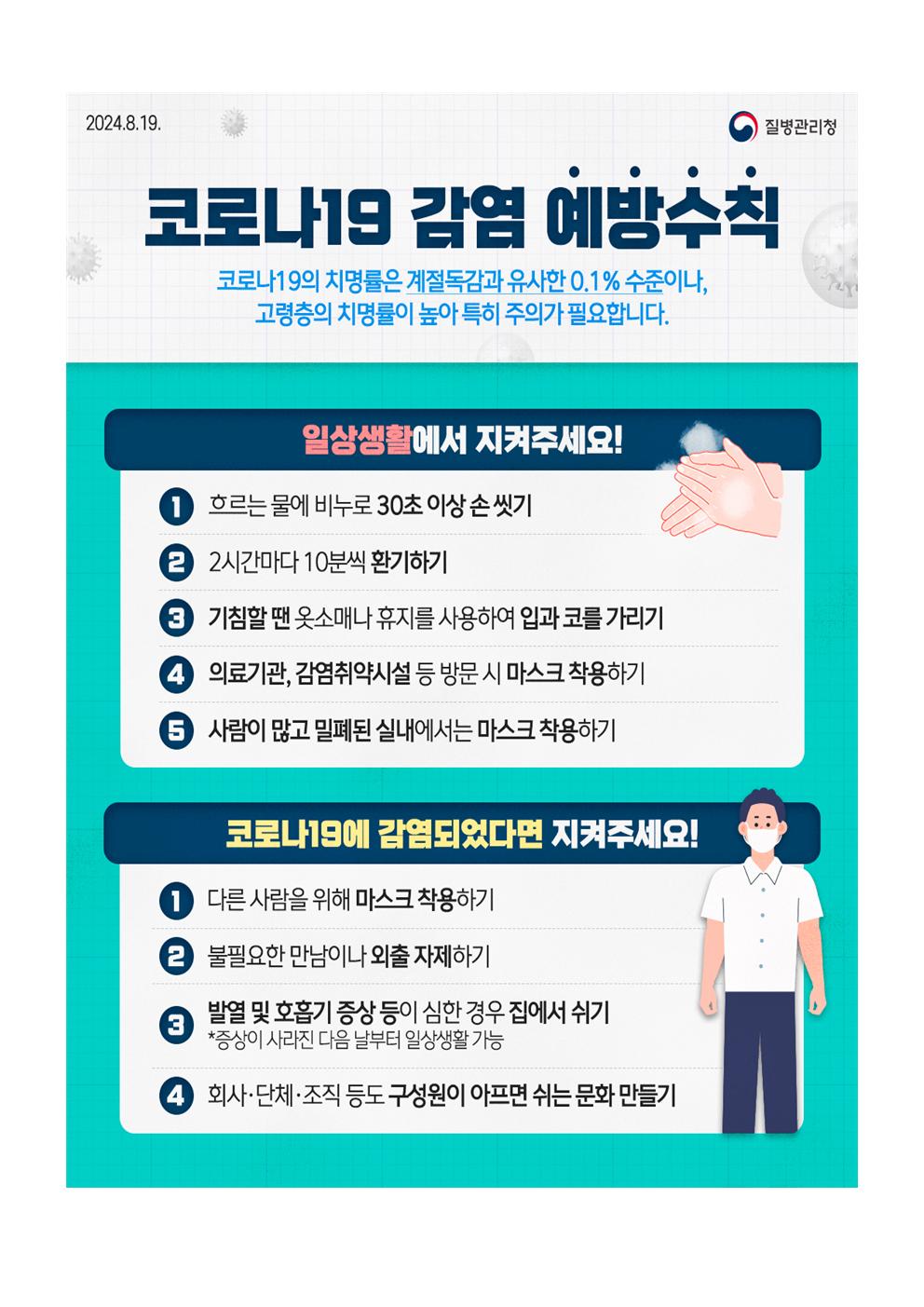 코로나19 및 호흡기 감염병 예방 안내003