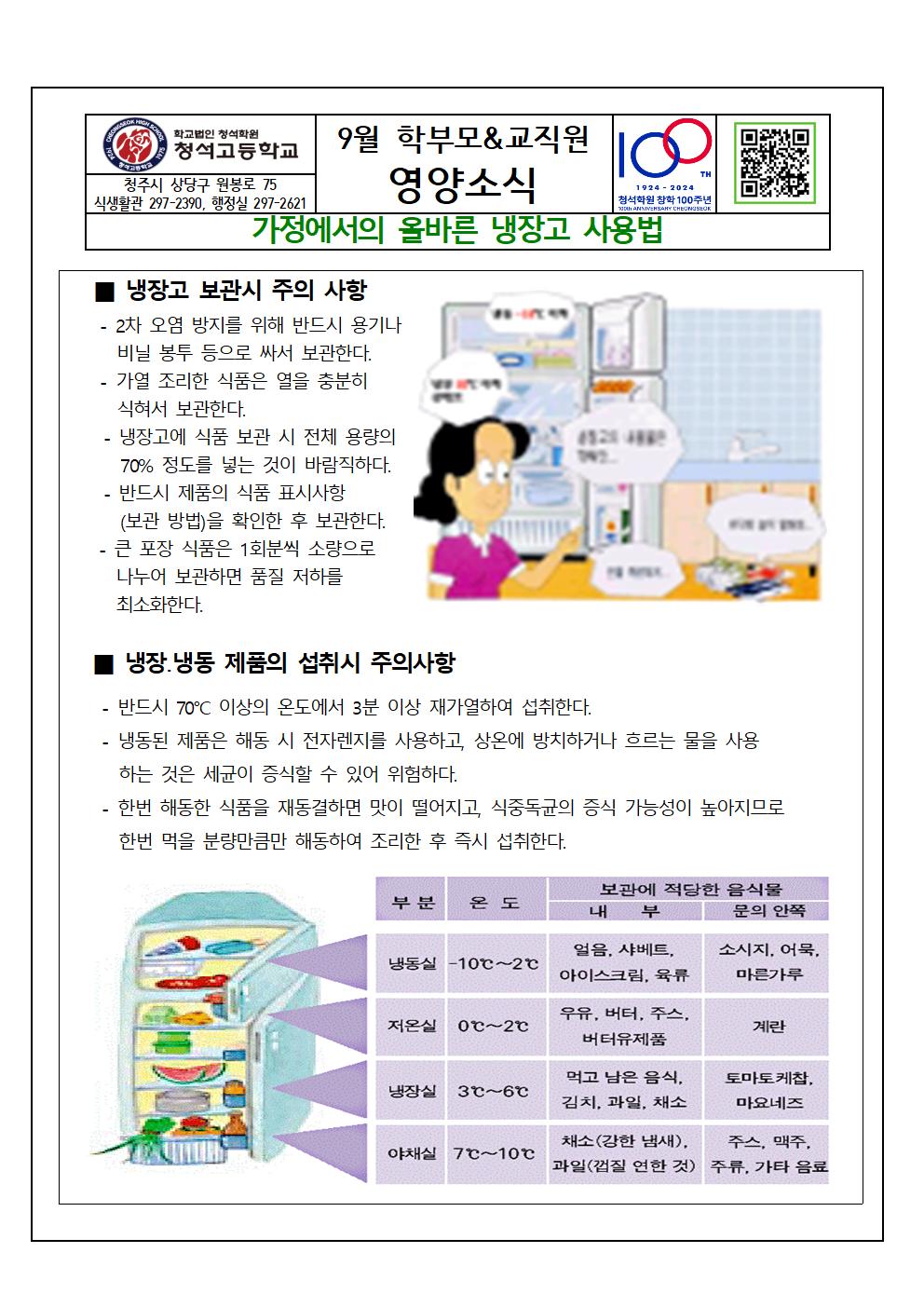 2025년 9월 학부모&교직원 영양교육자료