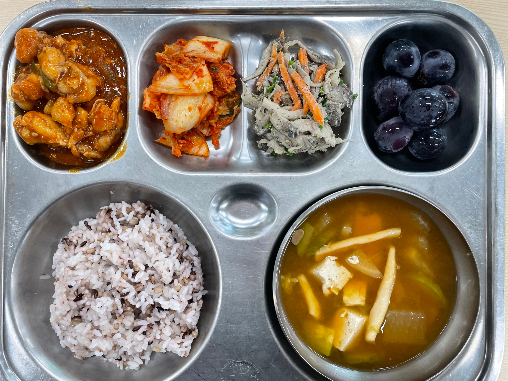중식 식단 이미지
