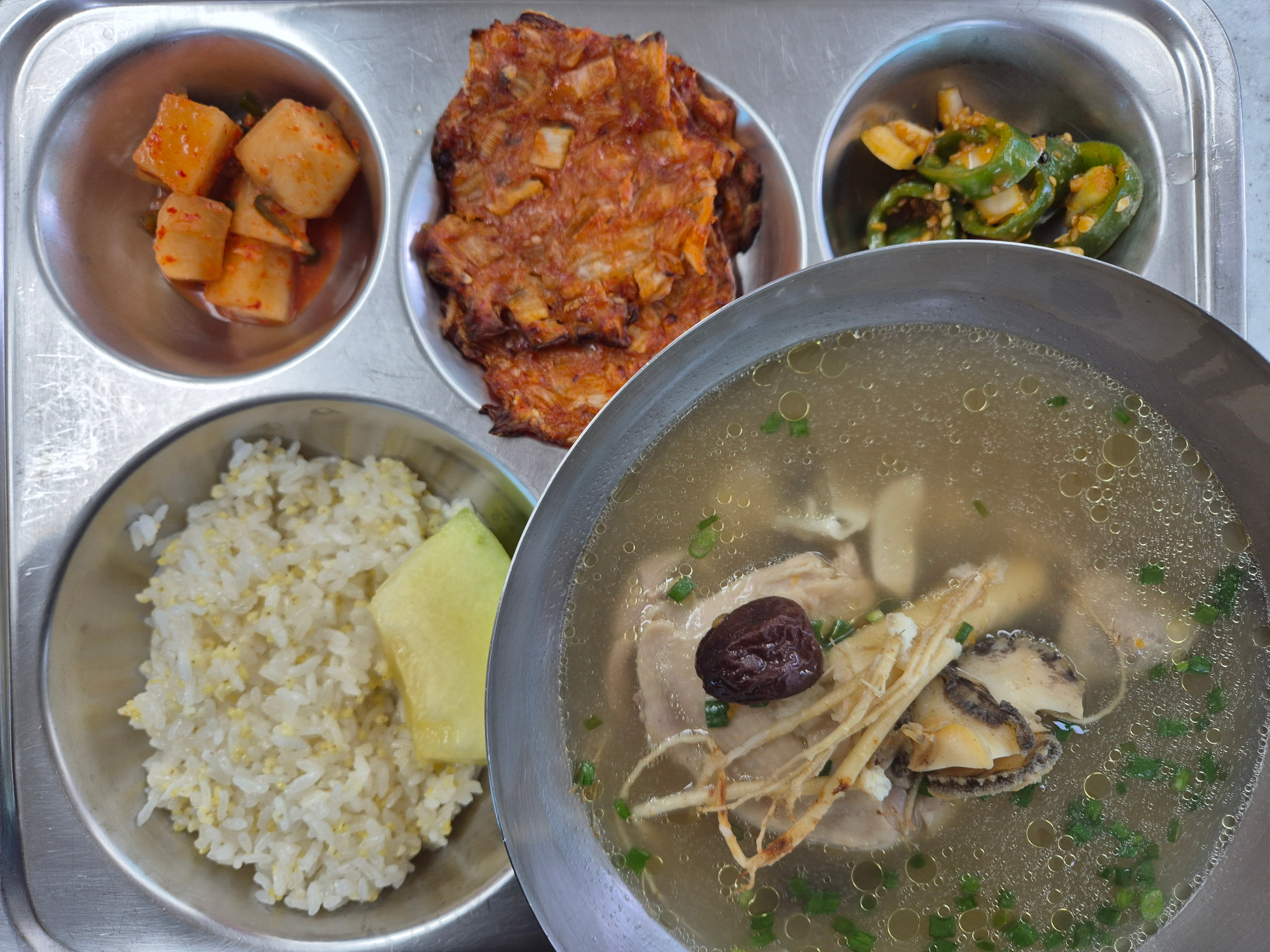 중식 식단 이미지