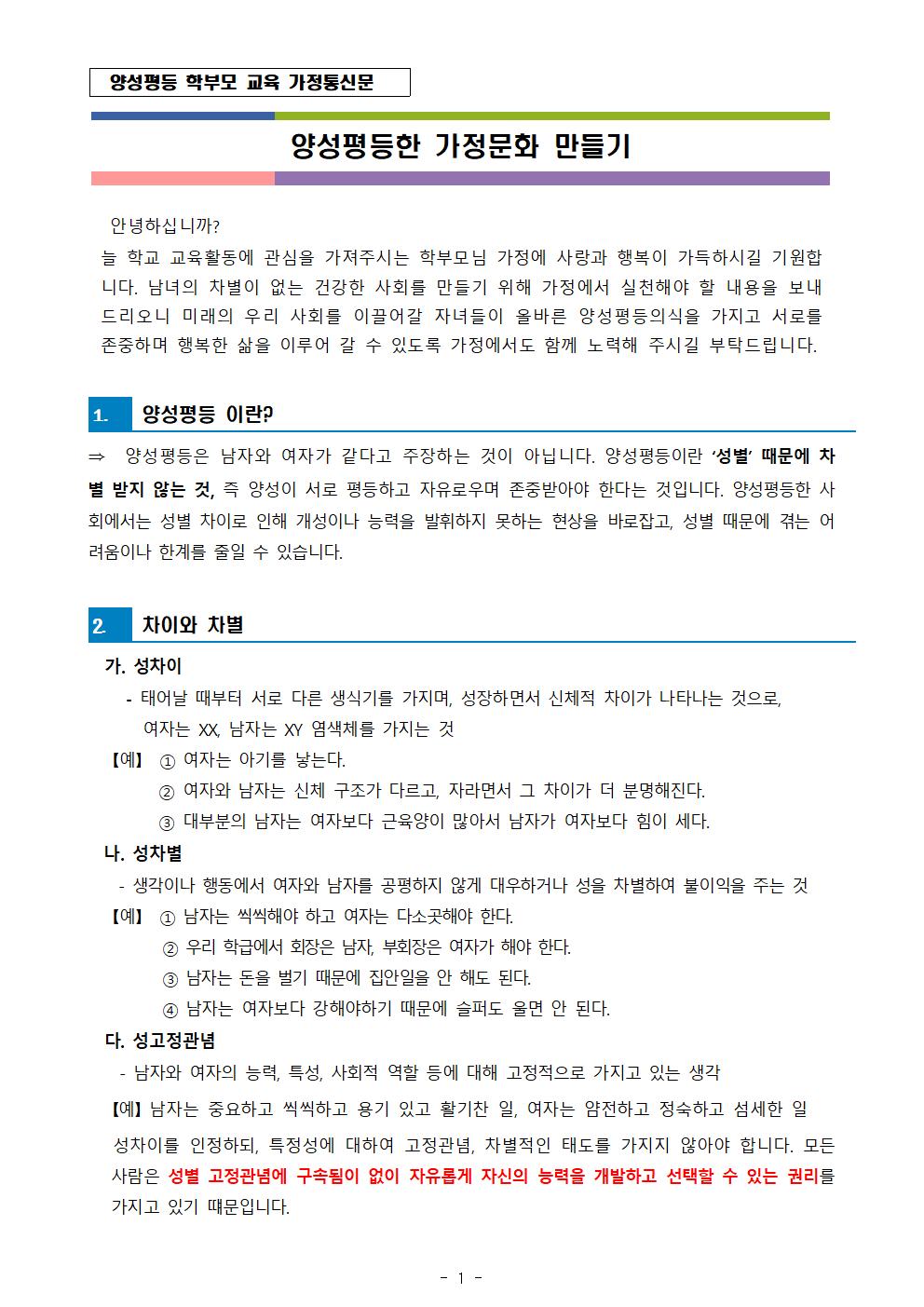 2025학년도 양성평등 학부모 교육 자료001
