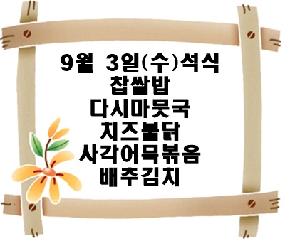 20250903 - 식단명(석)