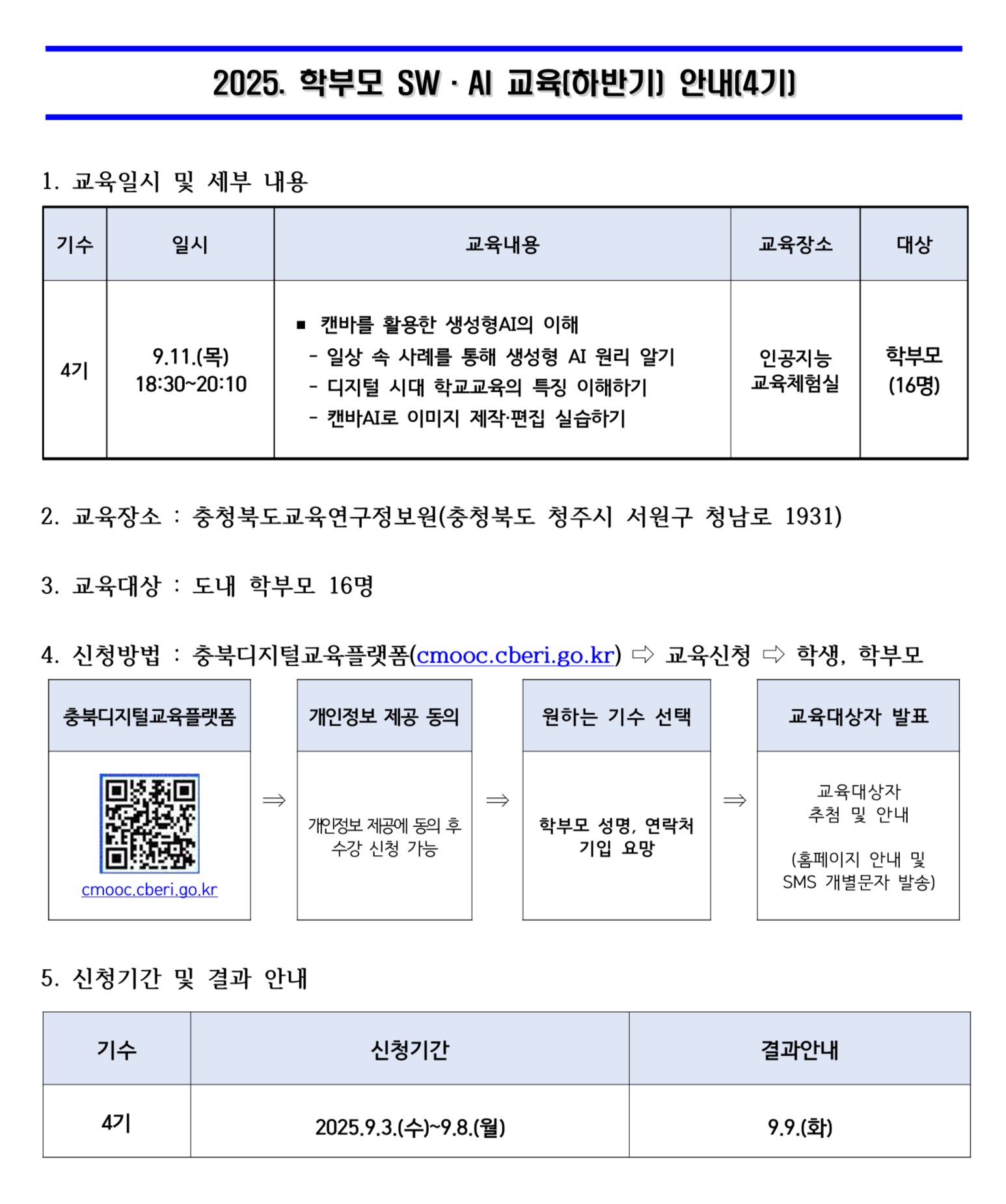 2025. 학부모 SW·AI 교육(하반기) 운영 안내문(4기)_1