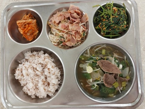 조식 식단 이미지
