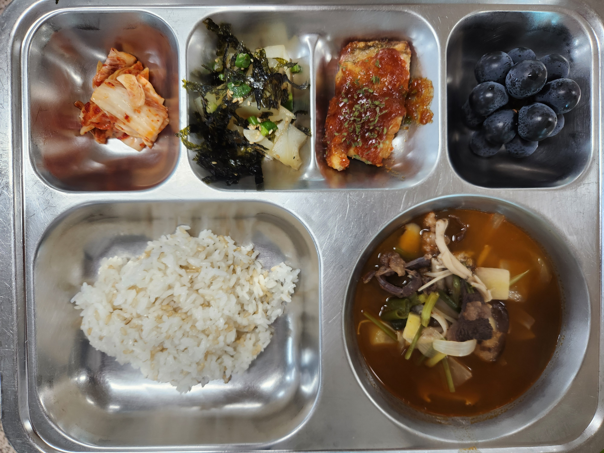 중식 식단 이미지