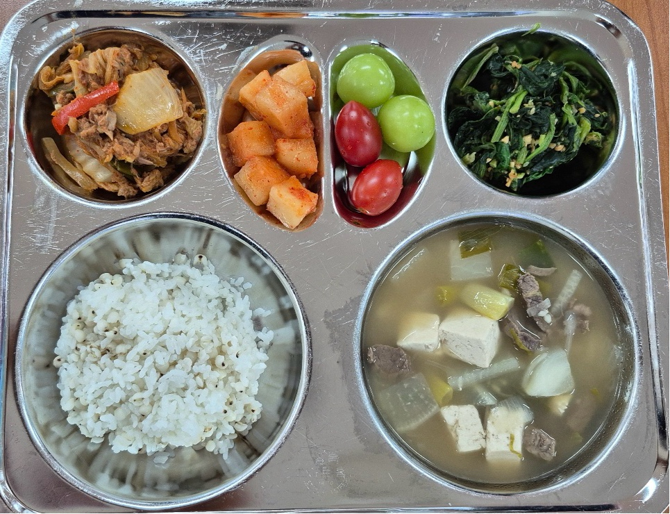중식 식단 이미지