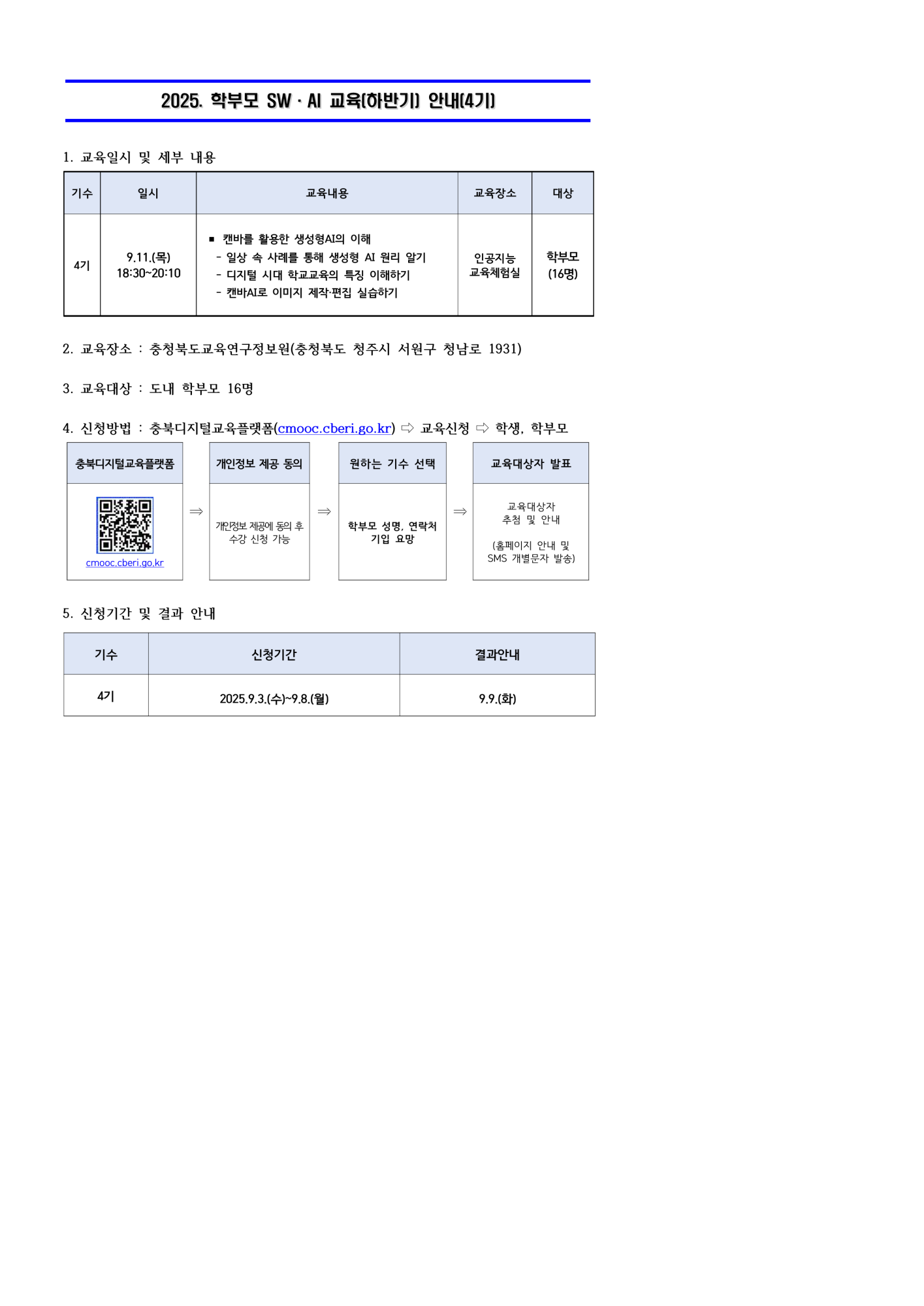 2025. 학부모 SW·AI 교육(하반기) 운영 안내문(4기)_1